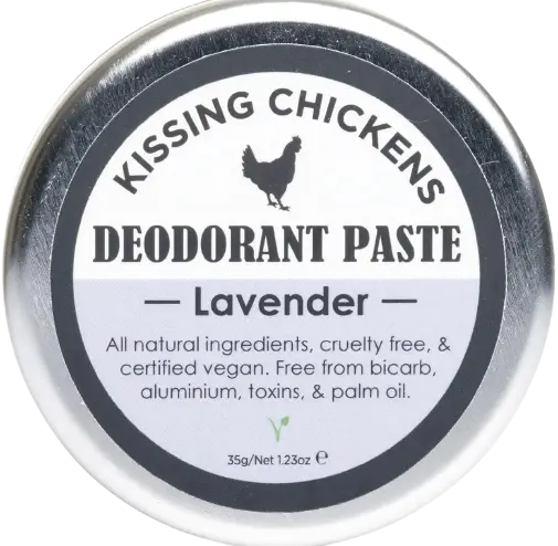 kissing chickens lavender deodorant paste
