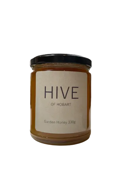 Raw Honey - Garden 330g HIVE OF HOBART