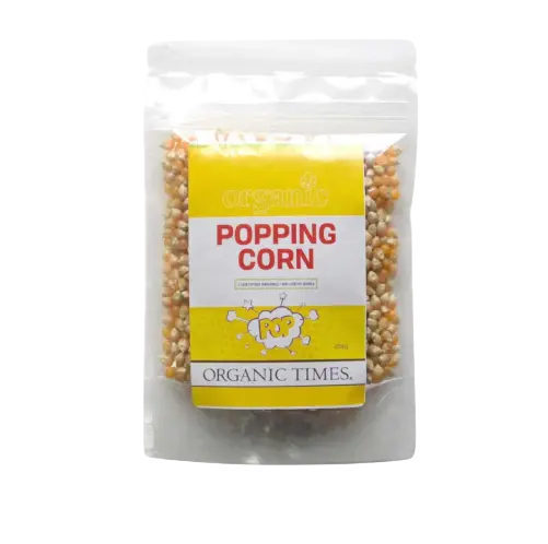 organic times organic popcorn