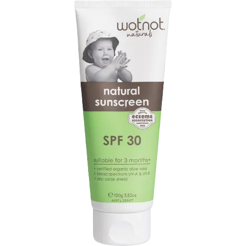 wotnot naturals natural sunscreen front