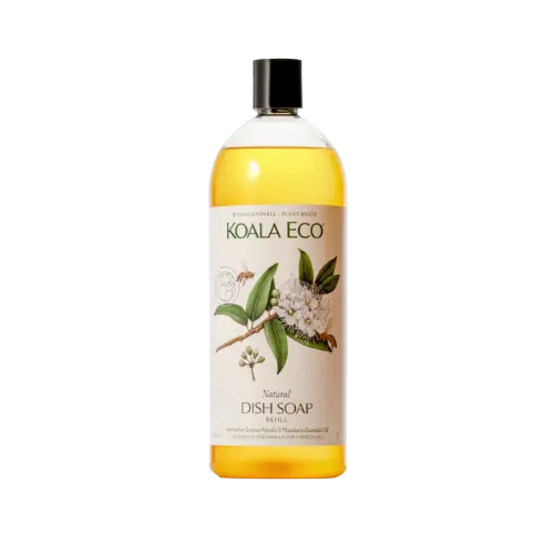 koala eco natural dish soap refill lemon myrtle and mandarin