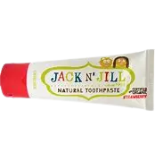 jack n jill natural toothpaste tube in strawberry flavour