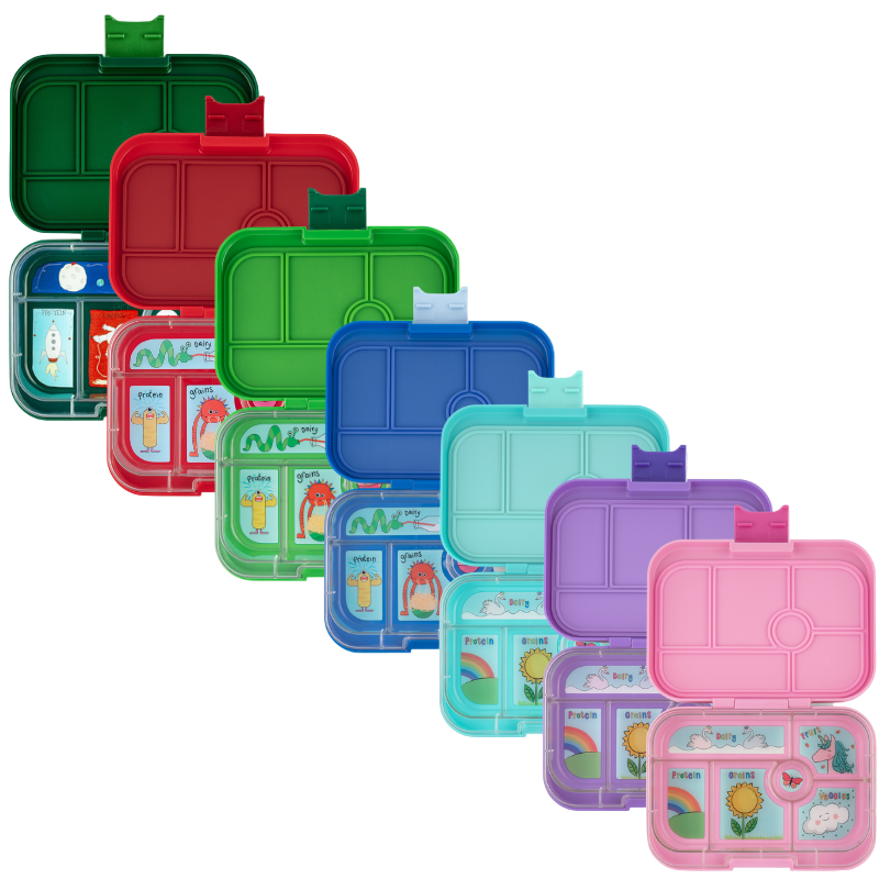 Yumbox Original 6 Compartment Bento Box | Leakproof Kids Lunchbox 