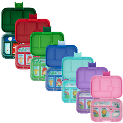 Yumbox Original 6 Compartment Bento Box | Leakproof Kids Lunchbox 