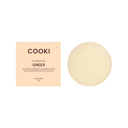 Cooki haircare ginger conditioner bar with box
