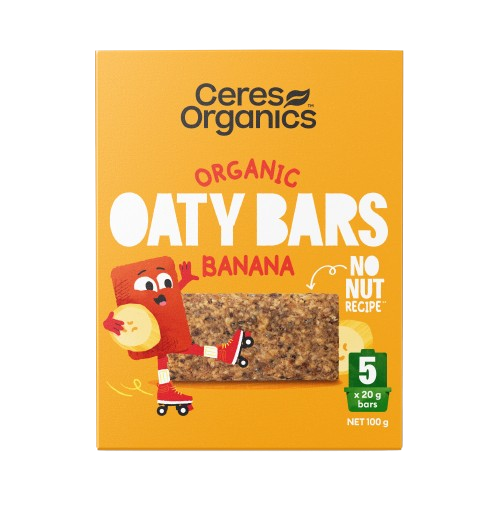 Ceres Organics Banana Oaty Bars | Organic Kids Snack

