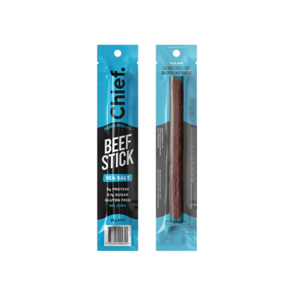 Chief Beef Stick Sea Salt 