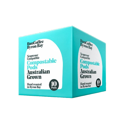  BunCoffee Byron Bay australian grown compostable coffee pods
