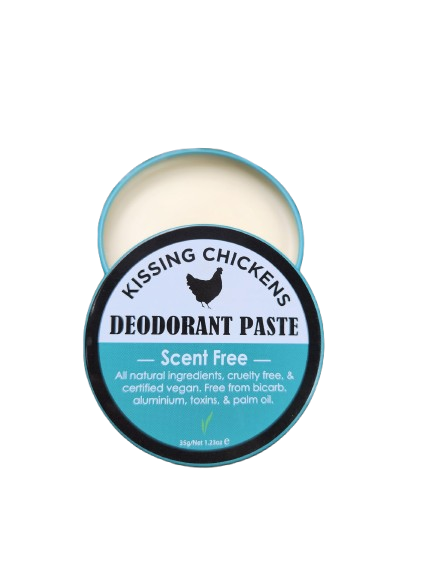 Bicarb-free Natural Deodorant Paste - Scent Free 35g tin