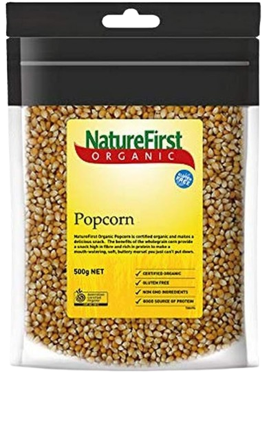 NatureFirst Organic popcorn kernels 