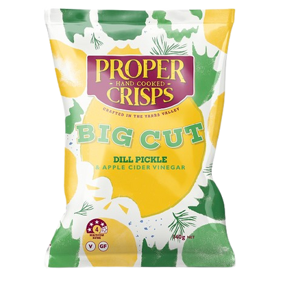 proper crisps Big cut Dill pickle & apple cider vinegar