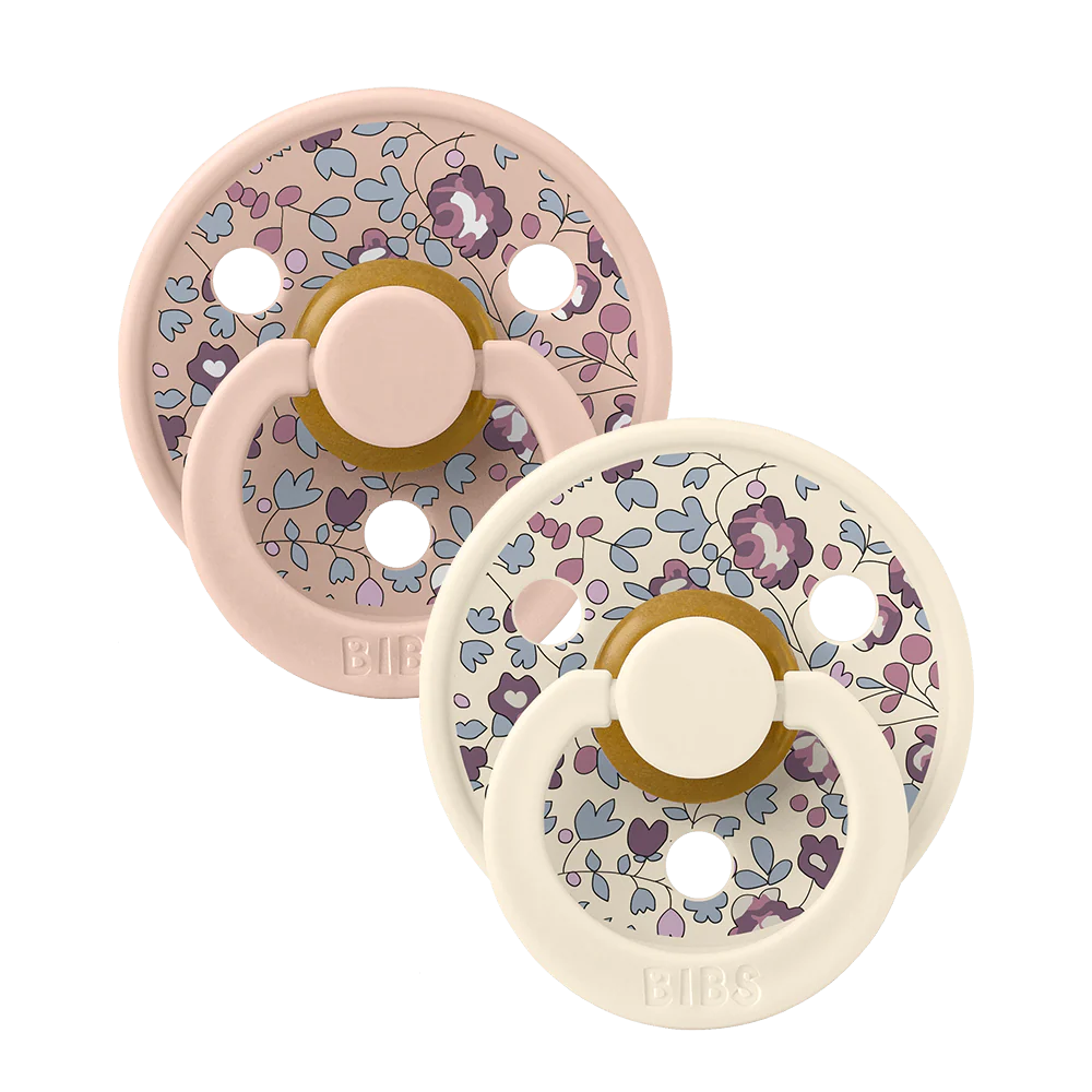 BIBS x LIBERTY Colour Dummies 2 Pack Eloise - Blush Mix