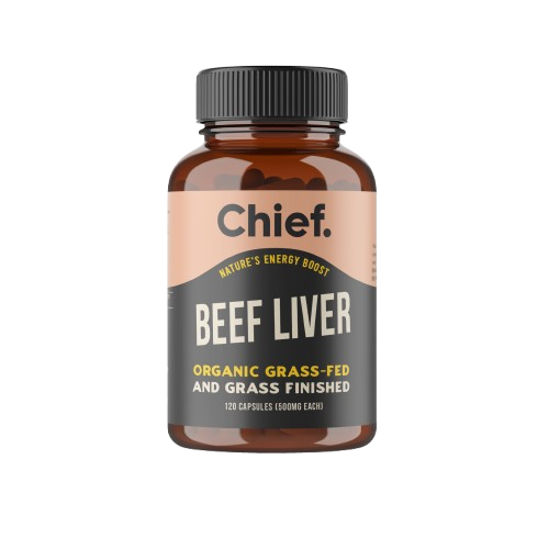 chief nutrition organic beef liver capsules 