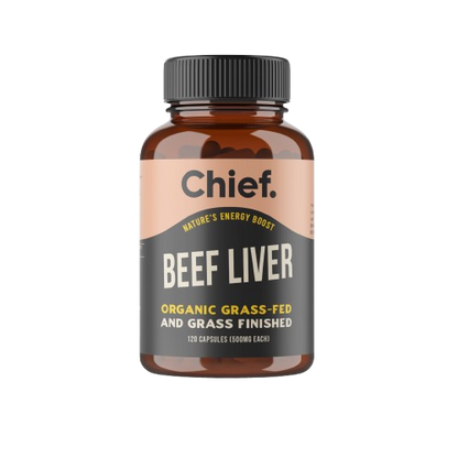 chief nutrition organic beef liver capsules 