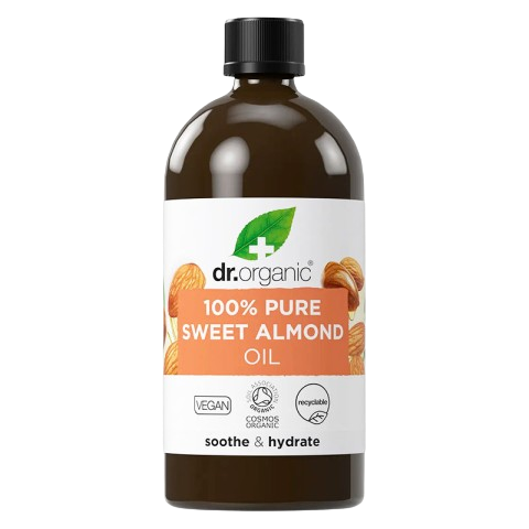 dr organic 100% pure sweet almond oil