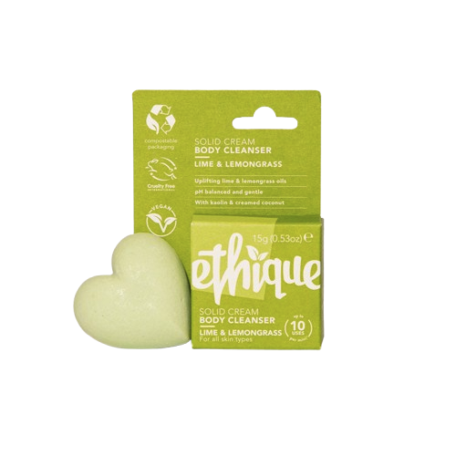 ethique Lime & Lemongrass Solid Cream Body Cleanser Mini