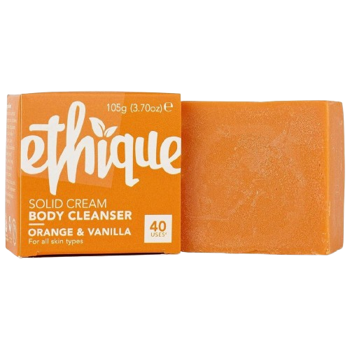 Solid Cream Body Cleanser - Orange & Vanilla