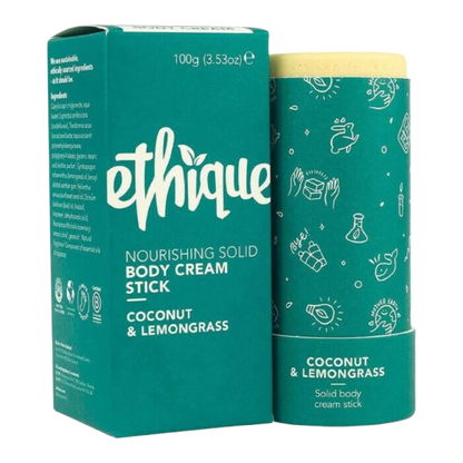 Ethique coconut and lemongrass solid body cream stick