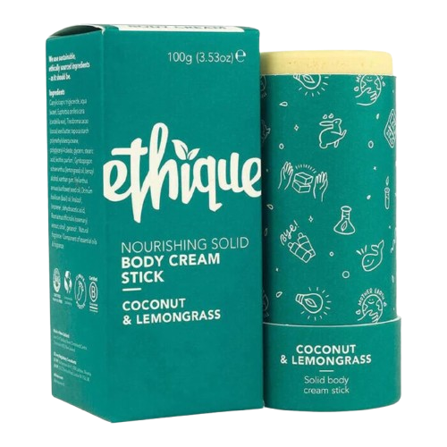 Ethique coconut and lemongrass solid body cream stick