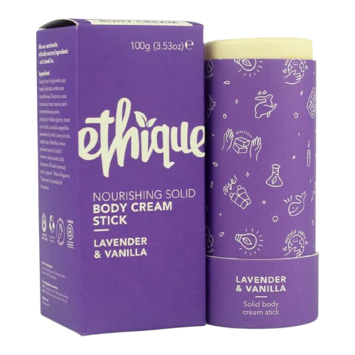 ethique body cream stick lavender and vanilla