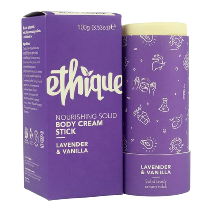 ethique body cream stick lavender and vanilla