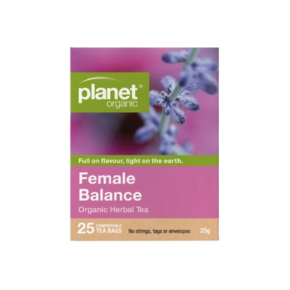 planet organic Female Balance 25 Teabags - Certified Organic