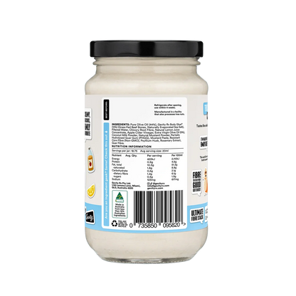 ingredients list og givery rx great guts mayo on jar