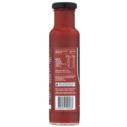 undivided food company GOOD Sauce™ Tomato Ketchup back
