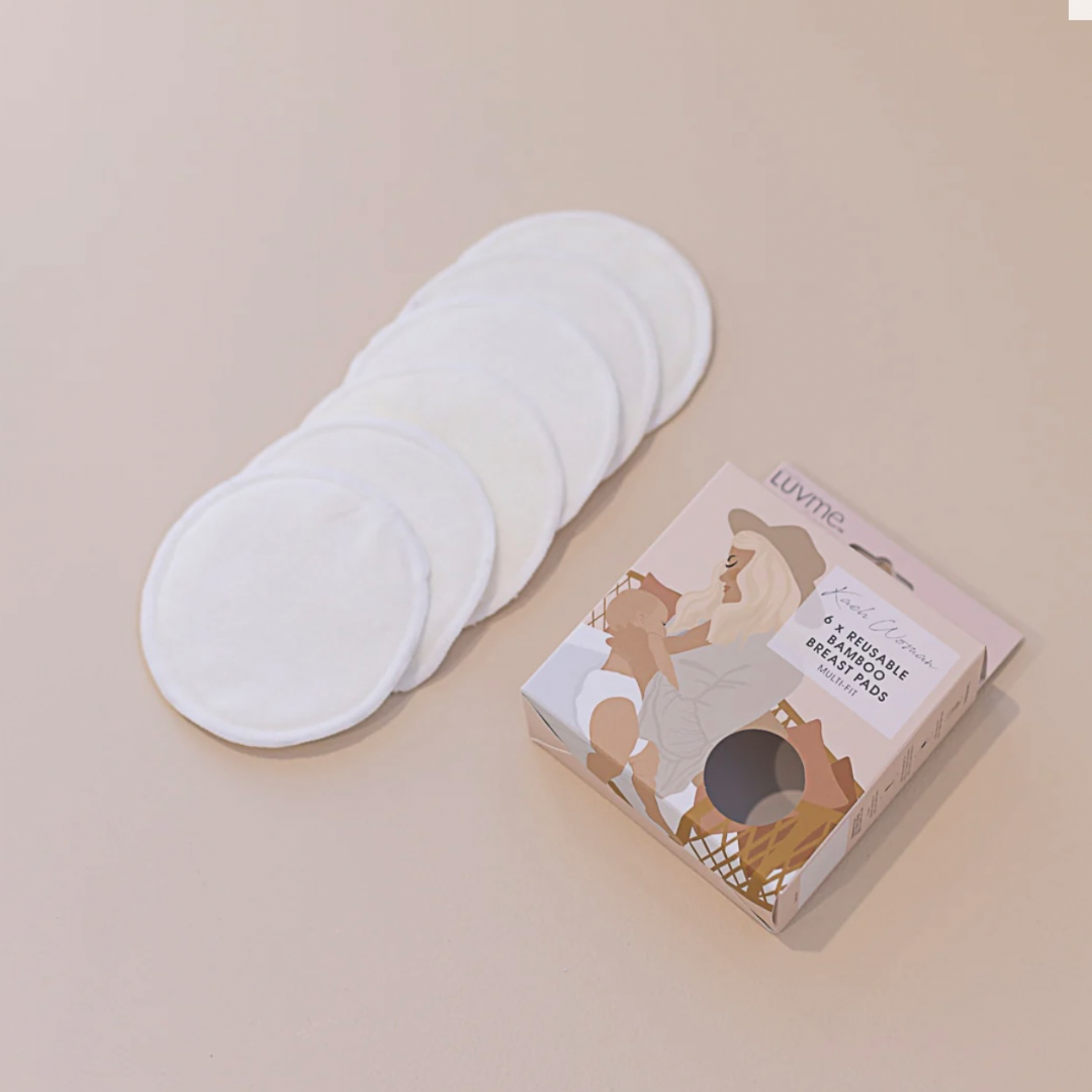 Luv Me Bamboo Breast Pads - Organic Cotton