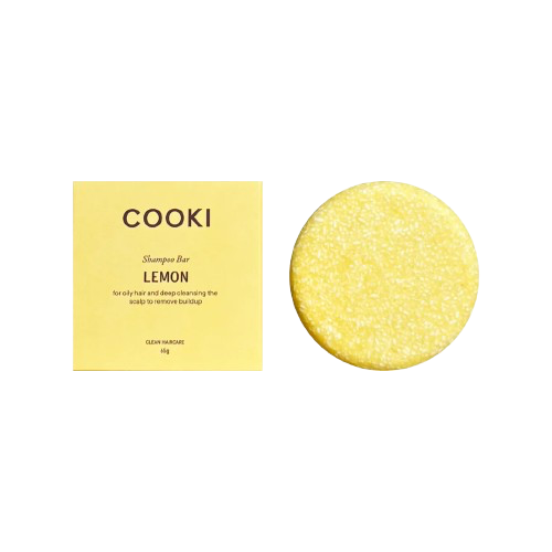 Cooki Haircare lemon shampoo bar in box 