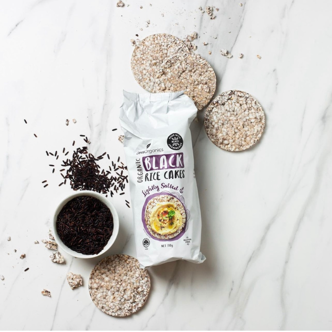 ceres organics organic black rice cakes