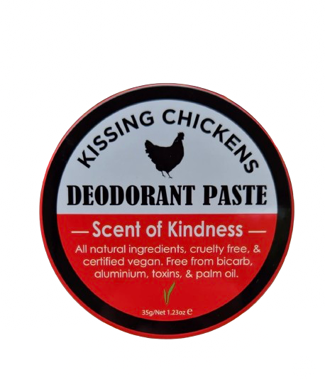 kissing chickens natural deodorant scent of kindness tin