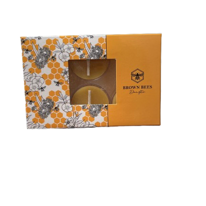 brown bess daughter pure beeswax tealight candles