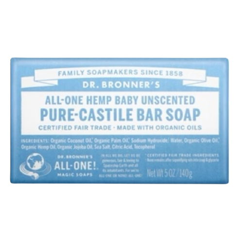 PURE-CASTILE BAR SOAP Baby Unscented