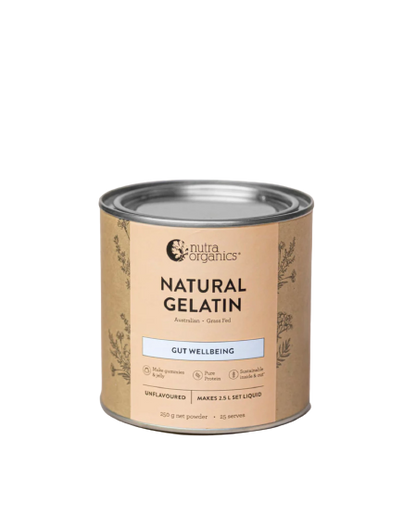 natural gelatin, nutra organics, nutra organics gelatin, unflavoured gelatin, additive free