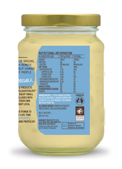 coconut ghee, organic coconut ghee, vegan butter, niulife, dairy free butter, info