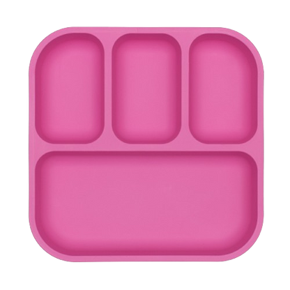 bobo&boo Pink divided tray, bento plate