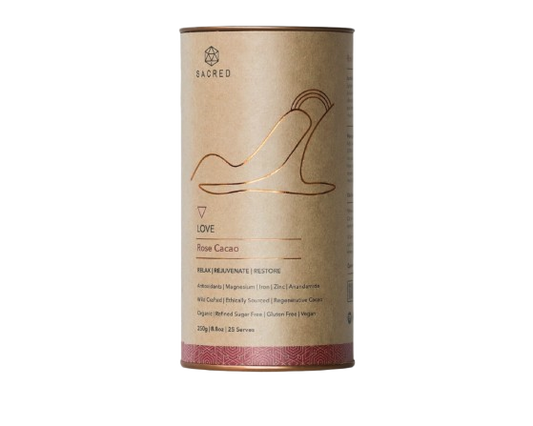 sacred taste love rose cacao