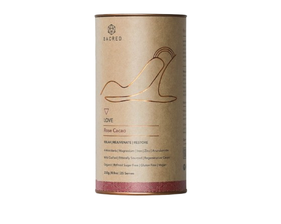 sacred taste love rose cacao