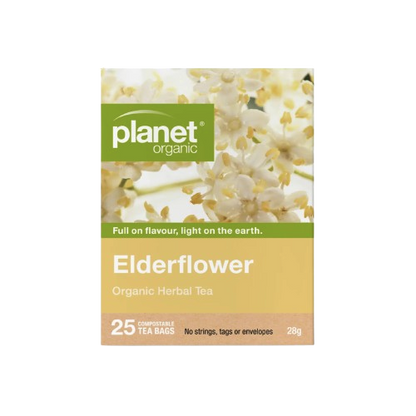 plane organic organic elderflower tea bags