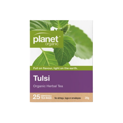 Planet Organic Tulsi Tea | Certified Organic Herbal Tea