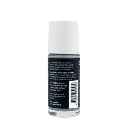 Noosa Basics Roll On Deodorant with Activated Charcoal back