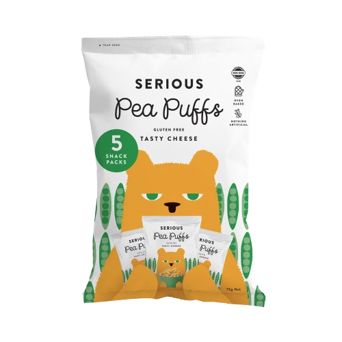 serious pea puffs, real cheese multipack