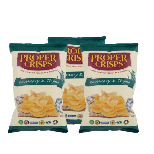Potato Chips - Rosemary & Thyme 3pk (BB 5/1/24)