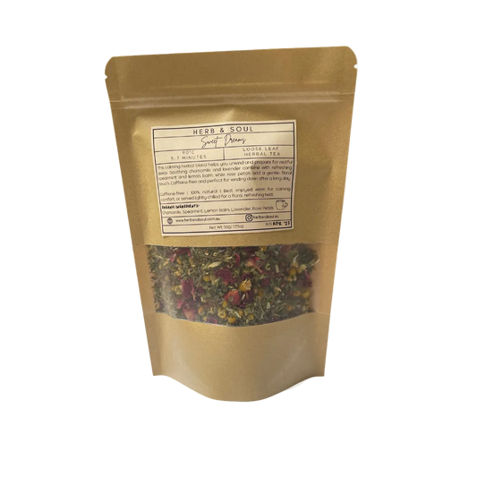 herb and soul organic sweet dream herbal tea
