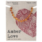 amber love 100% pure baltic amber braclet/anklet - cognac love