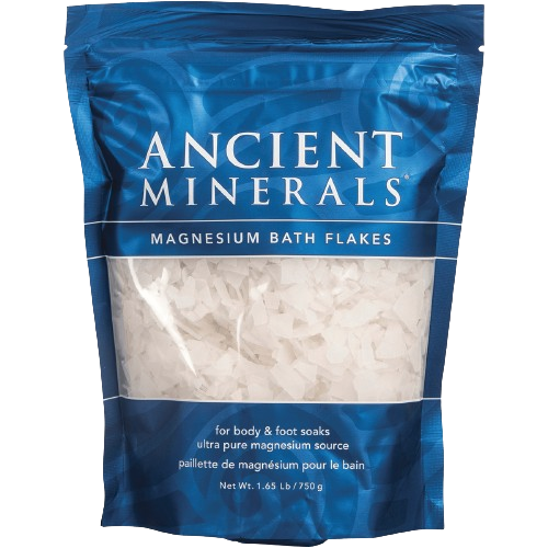 ancient minerals magnesium bath flakes front with no background