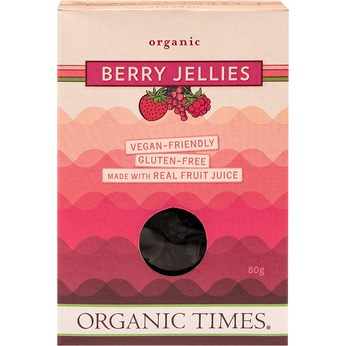 organic times berry jellies box