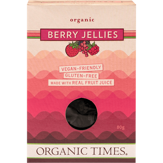 organic times berry jellies box