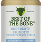 best of the bone grass fed bone broth probiotic coconut & lemon myrtle